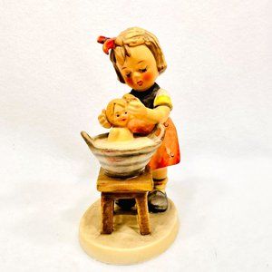Goebel Hummel "Doll Bath" #319 Girl Bathing Her Doll - TMK5